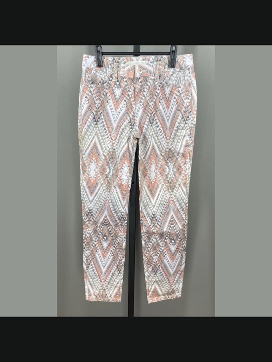 Boston Proper Denim - NEW Boston Proper Jeans Womens 4 brown orange aztec western preppy cowgirl